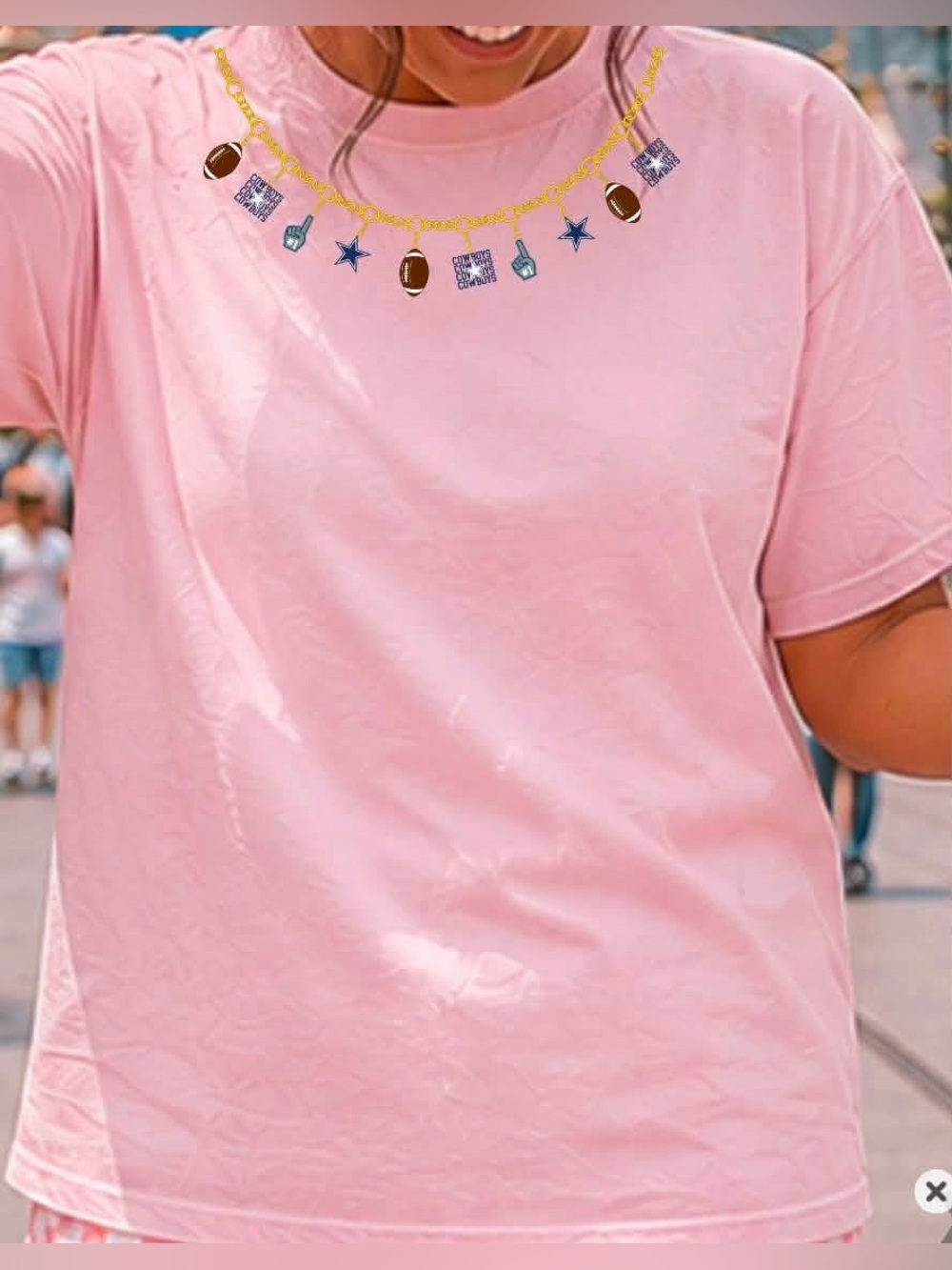 Brand new necklace unisex T-shirt Texas